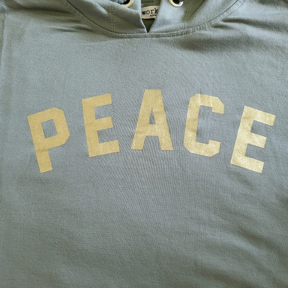 Workshop Republic Clothing "PEACE"☮ Hoodie - NWT - Picture 5 of 15